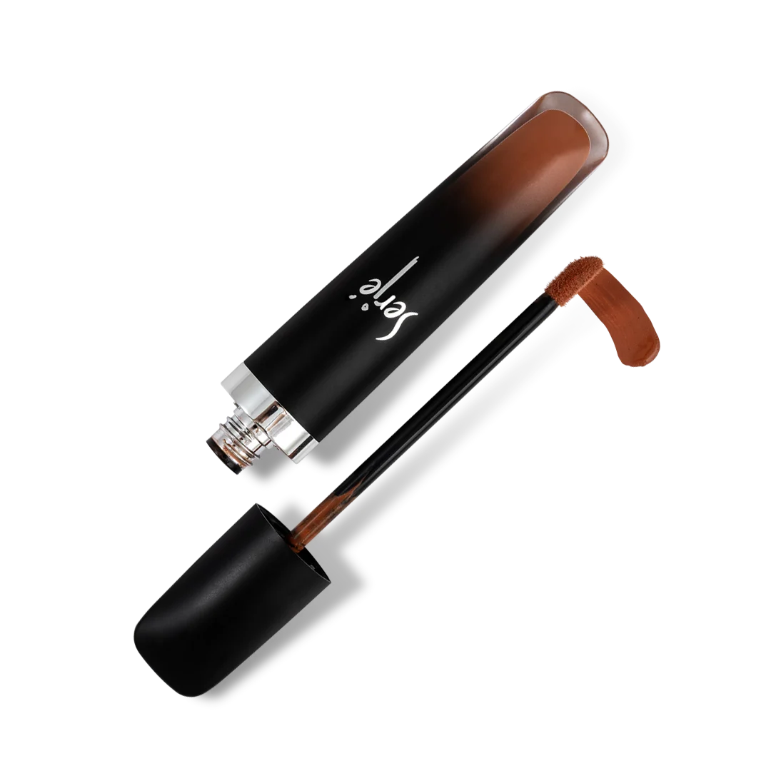 رژ لب مایع مخملی مات سرژه کد 104 Brownish Nude حجم ۱۰ میلی‌لیتر