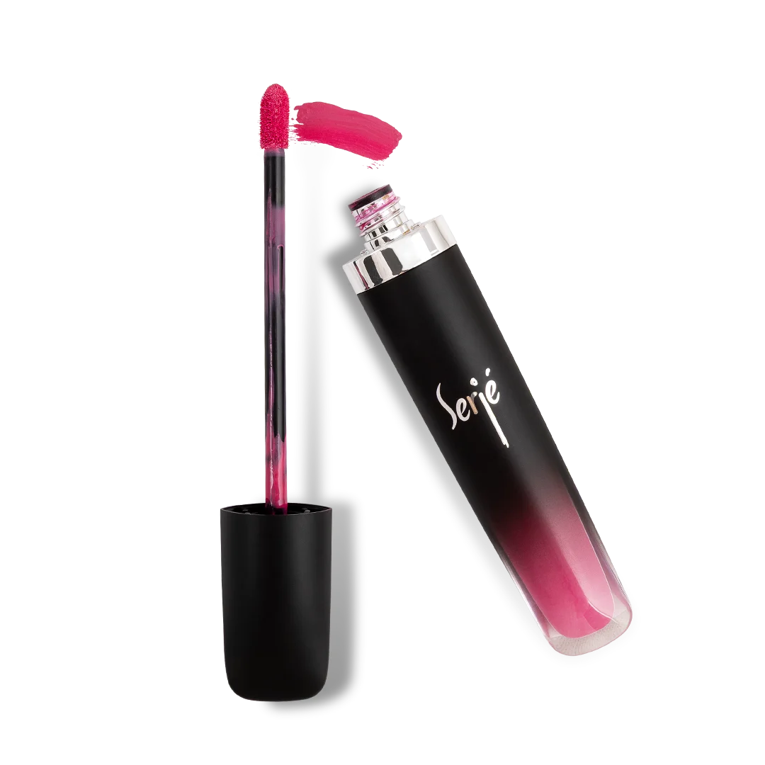 رژ لب مایع مخملی مات سرژه کد ۱۰۶ رنگ Magenta Pink حجم ۱۰ میلی‌لیتر