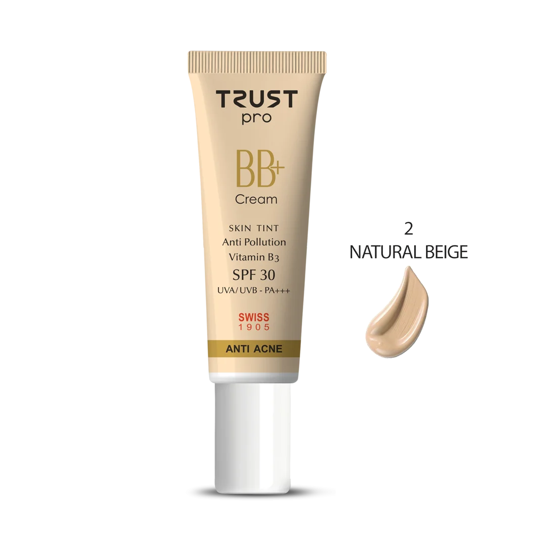 بی بی کرم پلاس تراست شماره ۲ بژ طبیعی SPF30 حجم ۳۰ میلی‌لیتر