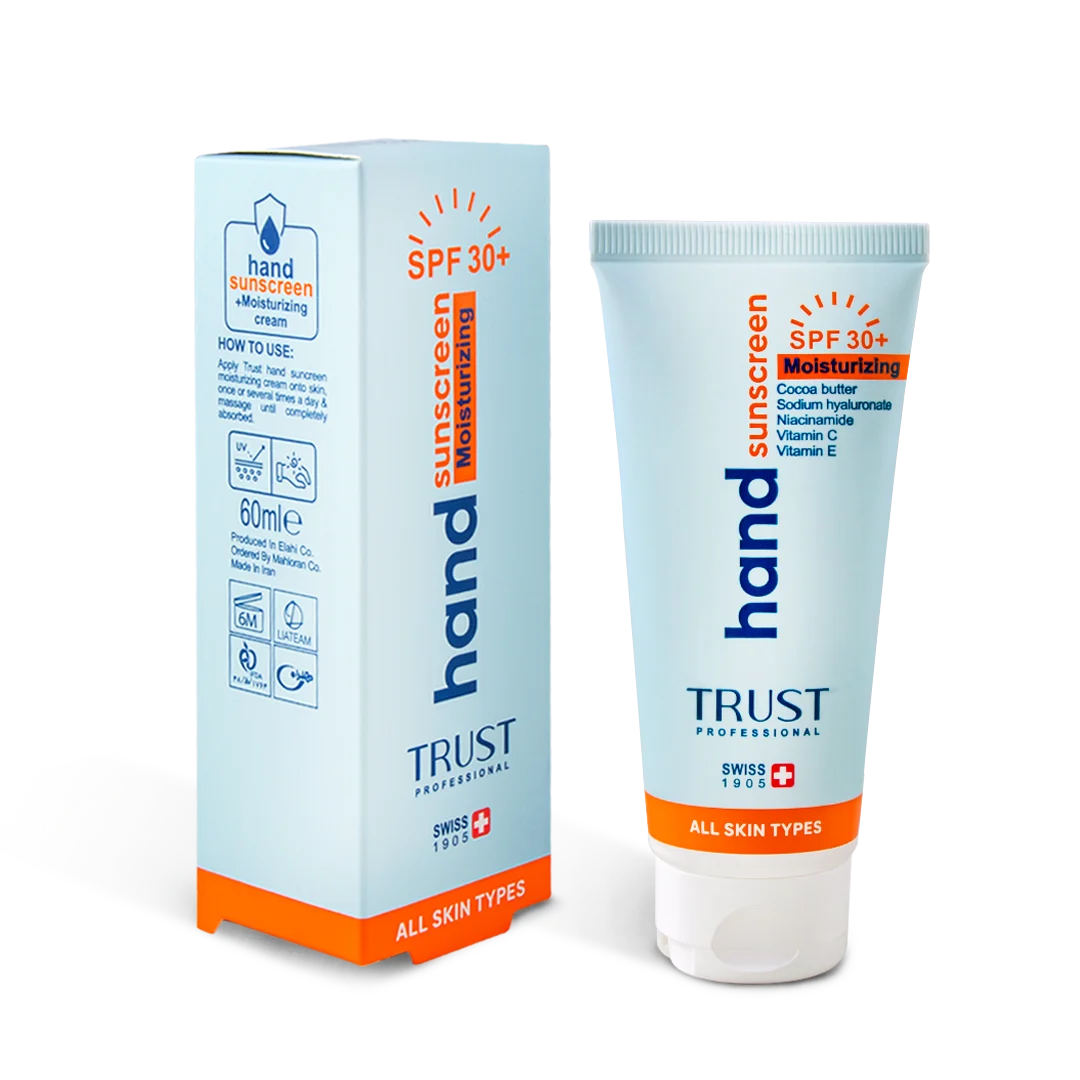 کرم ضدآفتاب و آبرسان دست تراست SPF30 بی‌رنگ ۶۰ میلی‌لیتر