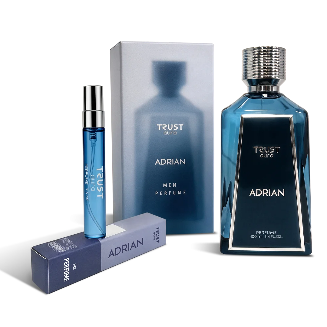 تریپ فیوم مردانه TRUST aura مدل ADRIAN تراست اورا، 7.5 میلی‌لیتر