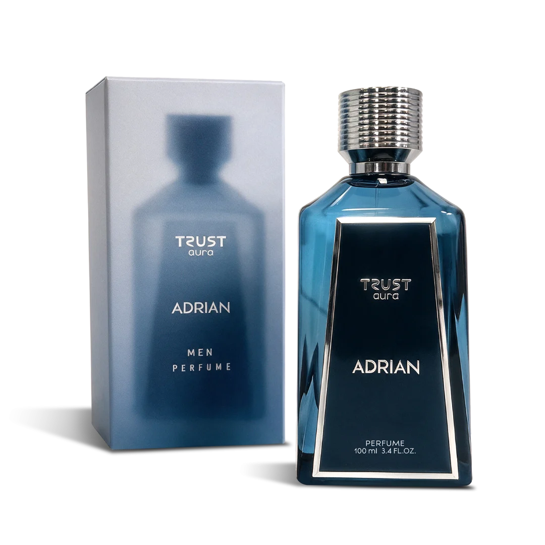 پرفیوم مردانه تراست اورا مدل آدریان (TRUST Aura ADRIAN) حجم ۱۰۰ میلی‌لیتر